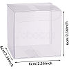 Transparent Plastic PET Box Gift Packaging LS-CON-WH0052-6x6cm-2