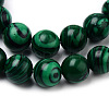 Synthetic Malachite Bead Strands G-Q462-57-4mm-2