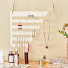 Transparent Acrylic Wall-Mounted Earring Display Stands EDIS-WH0030-11-5