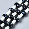 Mushroom Handmade Lampwork Beads Strands X-LAMP-R116-11-1