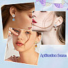 8 Pairs 4 Styles Blank Dome Glass Dangle Stud Earrings EJEW-AB00010-6