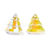 Glass Rhinestone Pendants RGLA-O002-A01-001SI-2