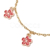 Alloy Enamel Charm Bracelets BJEW-JB13169-02-3