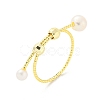 Brass Finger Ring RJEW-H220-42G-1