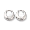 Non-Tarnish 304 Stainless Steel Hoop Earrings EJEW-H115-37P-1