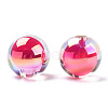 Transparent Acrylic Beads TACR-S148-11D-3