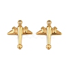 304 Stainless Steel Pendants STAS-G357-05G-01-1