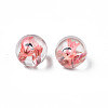 Translucent Acrylic Cabochons TACR-N006-13A-1