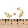 Ocean Theme Brass Micro Pave Cubic Zirconia Pendants KK-F902-08D-G-3