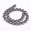 Non-Magnetic Synthetic Hematite Beads Strands X-G-Q895-9-2