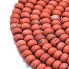 Natural Red Jasper Beads Strands G-P575-A17-8x5mm-3