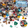 2 Strands Natural & Synthetic Mixed Gemstone Chip Beads Strands G-DC0001-56-2