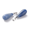 Dyed & Heated Natural Blue Aventurine Pendants G-F707-21-3