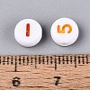 Opaque Acrylic Beads SACR-Q001-12D-4