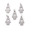 Non-Tarnish 304 Stainless Steel Pendants STAS-Q201-T453S-2
