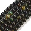 Natural Azurite Beads Strands G-Z063-A04-02-1