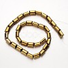 Electroplate Non-magnetic Synthetic Hematite Beads Strands G-F300-02-03-2