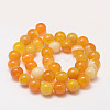 Natural Striped Agate/Banded Agate Bead Strands X-G-K155-A-10mm-06-2