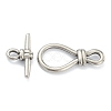 Non-Tarnish 304 Stainless Steel Toggle Clasps STAS-B020-09P-2