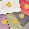 Plastic Self Adhesive Gold Foil Embossed Stickers DIY-WH0211-026-7