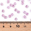 6/0 Transparent Inside Colours Glass Seed Beads SEED-N006-003H-4