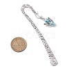 Angel Alloy Hook Bookmarks AJEW-JK00315-03-3