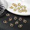 SHEGRACE Brass Heart Charms XGR0161G-100G-4