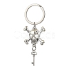Alloy Skull Pendant Keychain KEYC-JKC00896-1