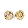 Brass Pave Cubic Zirconia Multi-strand Links ZIRC-F145-06G-02-2