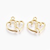 Tibetan Style Alloy Pendants TIBEP-21057-G-RS-2