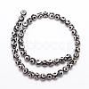 Tibetan Style 3-Eye dZi Beads G-K166-01-8mm-L2-01-2