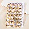 202 Stainless Steel Polishing Hoop Earrings EJEW-M106-02G-02-2
