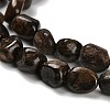 Natural Bronzite Beads Strands G-P497-01E-77-4