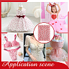 Polyester Mesh Lace Fabric DIY-WH0504-330A-7