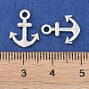 Tibetan Style Alloy Charms TIBEP-S297-14AS-RS-2
