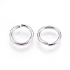 Tarnish Resistant 304 Stainless Steel Saw Cut Open Jump Rings STAS-P212-24P-05-3