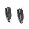 304 Stainless Steel Huggie Hoop Earrings Findings Ion Plating(IP) STAS-I167-01A-EB-1