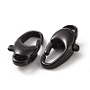 Ion Plating(IP) 304 Stainless Steel Lobster Claw Clasps STAS-F109-01B-3