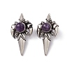 Natural Amethyst Pendants KK-A173-16AS-01-3