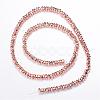 Electroplate Non-magnetic Synthetic Hematite Bead Strands G-Q465-15RG-2
