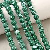 Synthetic Malachite Beads Strands G-I199-32-8mm-L-5