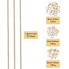 DIY Brass Chain Extender/End Chains Making Kits DIY-FS0005-61RG-4