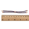 Adjustable Nylon Cord Slider Bracelet Making MAK-F026-A-RG-5