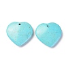 Synthetic Turquoise Pendants TURQ-L031-021-2