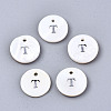 Natural Freshwater Shell Pendants X-SHEL-Q018-01A-T-P-1