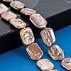Natural Keshi Pearl Beads Strands PEAR-S020-K06-5