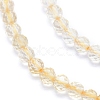 Natural Citrine Beads Strands G-I279-E10-3