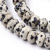 Natural Dalmatian Jasper Beads Strands G-O162-02-5x8mm-3