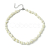 Natural Shell Beaded Necklaces for Women NJEW-JN05030-5