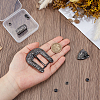 1Pc Belt Alloy Buckle Sets FIND-GF0008-76B-3